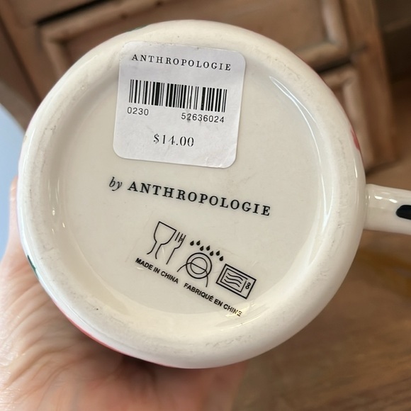 Anthropologie “B” Mug Dawn Monogram Floral - Picture 6 of 6